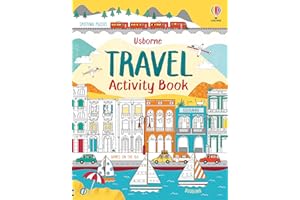 Travel Activity Book: Creative Travel-Themed Activity Book For Kids Ages 6-12 With Maps, Crosswords, And Fill-In Puzzles