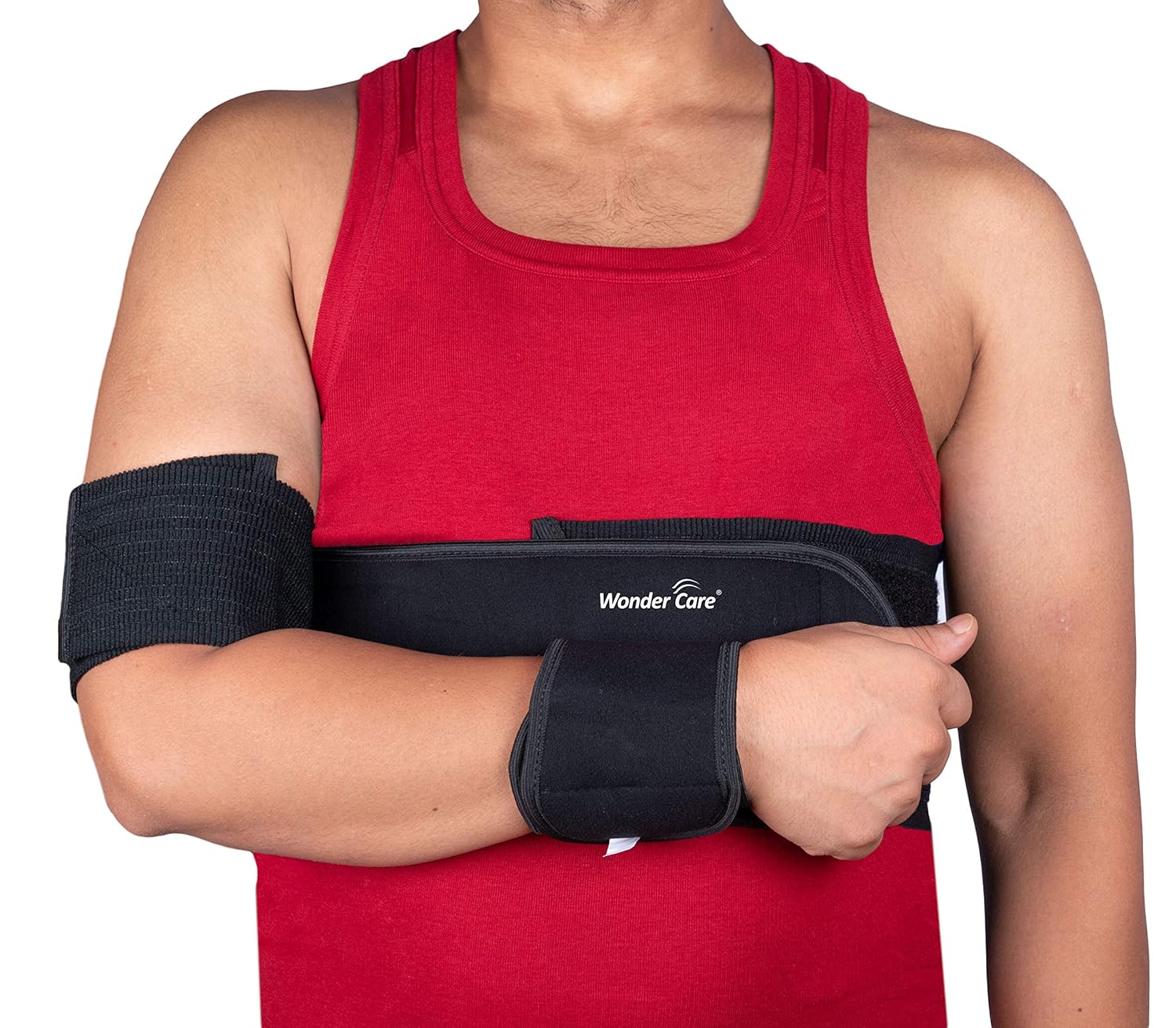 Wonder Care-Left Right Shoulder Immobilizer Arm Sling Elastic Brace for Clavicle Collar Bone Dislocation Subluxation Shoulder stabilizer Compression Brace After Rotator Cuff Surgery -Uni: Industrial & Scientific