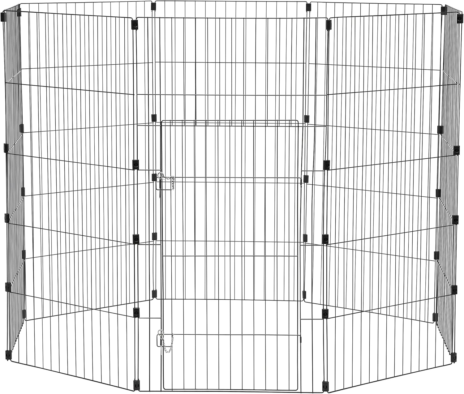 Iris Pet Pen, 48-Inch, Black, H121cm