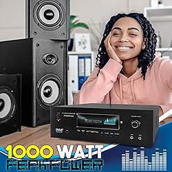 Pyle 1000W 5.2 Channel Home Theater Receiver