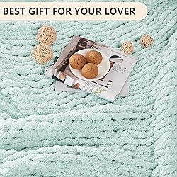 L'AGRATY Chunky Knit Blanket