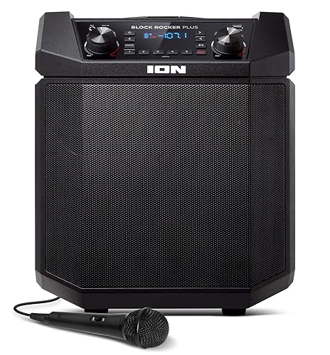 ION Block Rocker Plus 100W Bluetooth Outdoor Speaker with