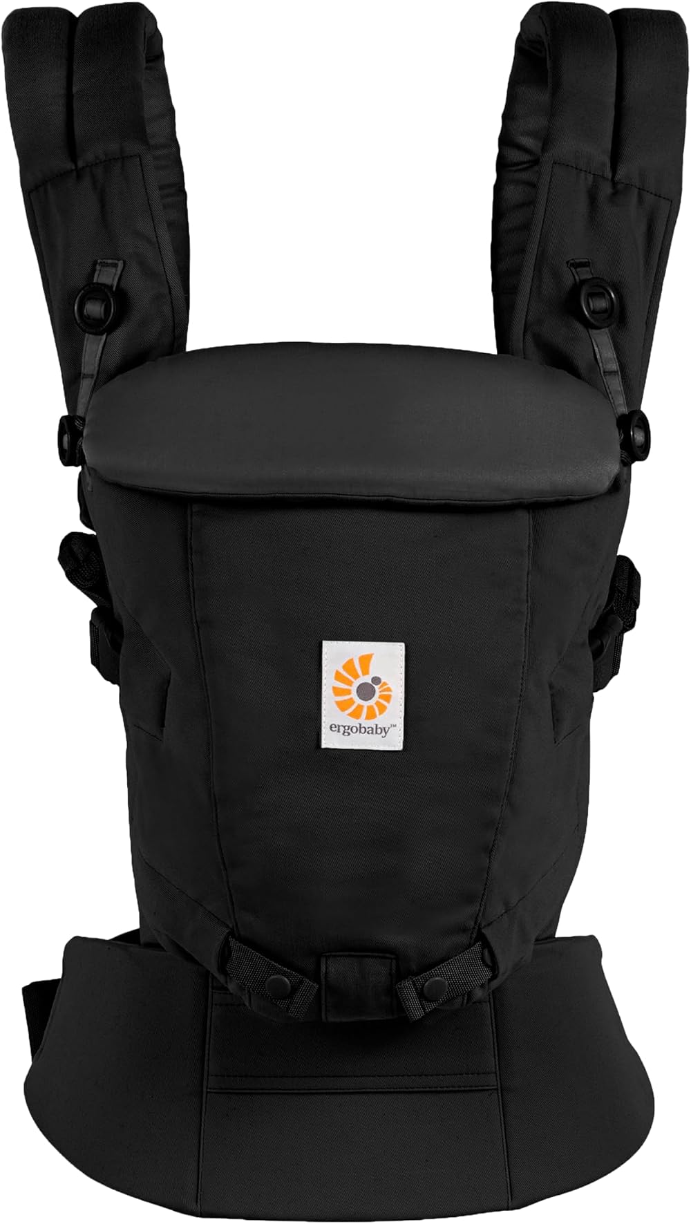 Ergobaby Adapt Carrier SoftTouch Cotton Onyx Black 3 Positions Newborn