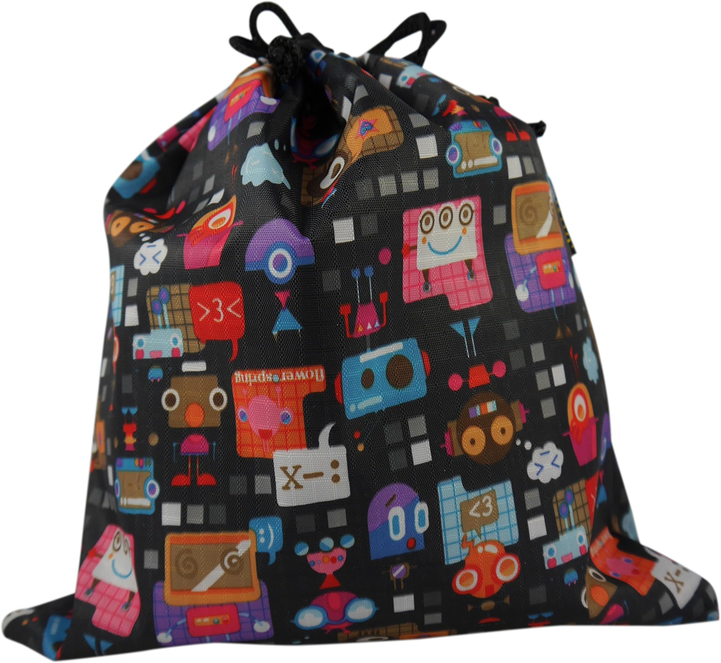 Kids Child's Small Drawstring Water Resistant Toiletry/Wash Bag 4 Special Designs for Children