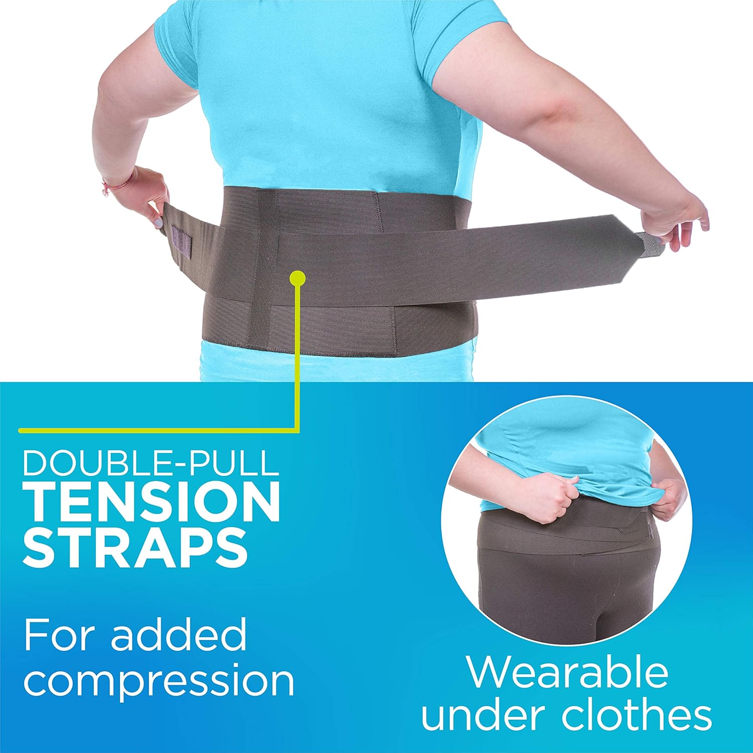 BraceAbility XXXL Plus Size Elastic & Neoprene Compression Back Brace | Lumbar, Waist and Hip Support Belt for Sciatica Nerve Pain, Low Back Pain Relief while Sleeping, Working, Exercising (3XL): Industrial & Scientific
