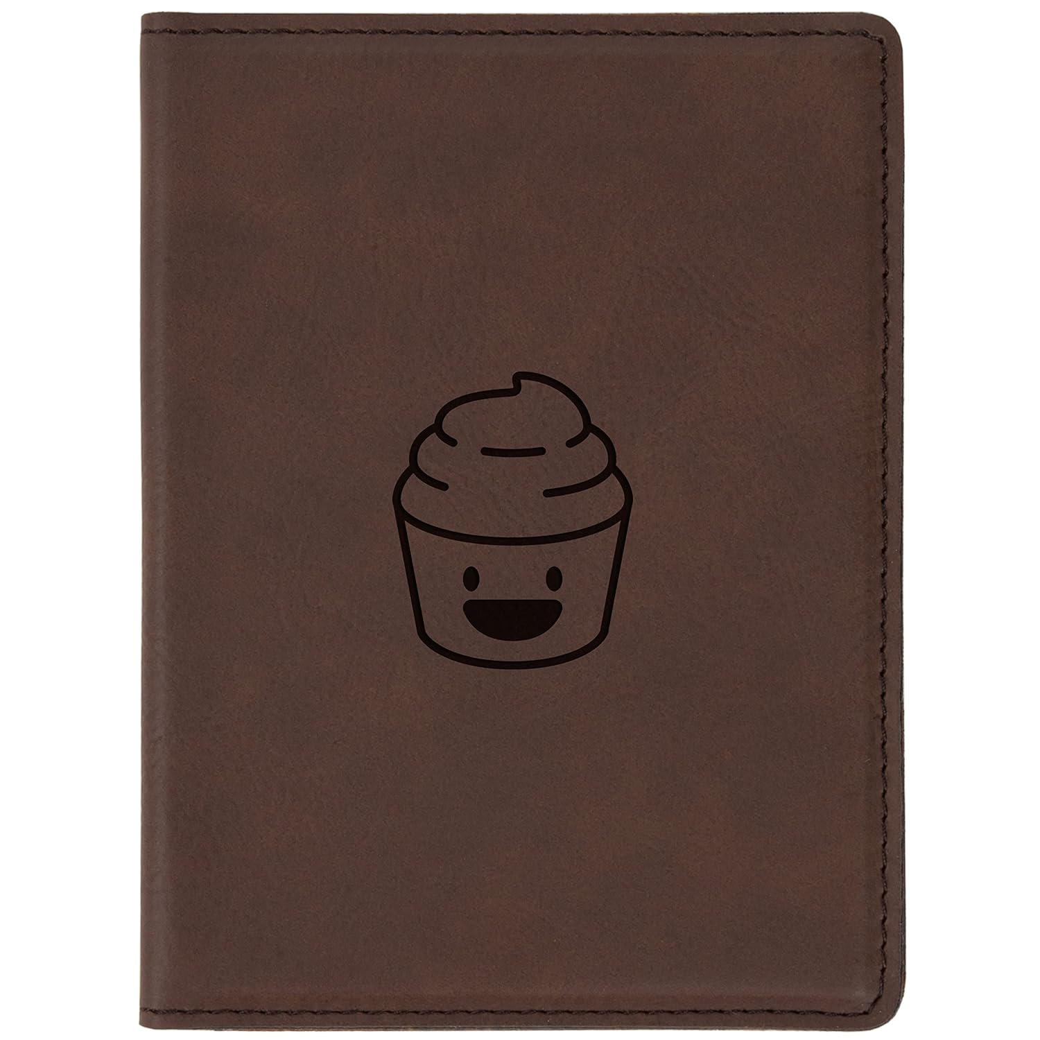 Amazoncom Frozen Yogurt Brown Leather Passport Holder