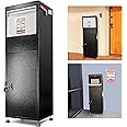 Pochar Package Delivery Boxes for Outside- Secure Parcel Drop Box with Combination & Key Lock - Anti-Theft Outdoor Package Drop Box for Porch Home Office, 15" x 11.25" x 45.25"