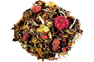 Nelson's Tea - Raspberry Pomegranate - White Loose Leaf Tea - White tea, rose hips, safflower, and raspberries (Sample)