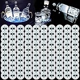 LED Coaster,100 Pack Light Up Coasters for Drinks,Led Coaster Lights Bottle Lights for Liquor Bottles,Club,Party,Wedding,Bar Decor(White)