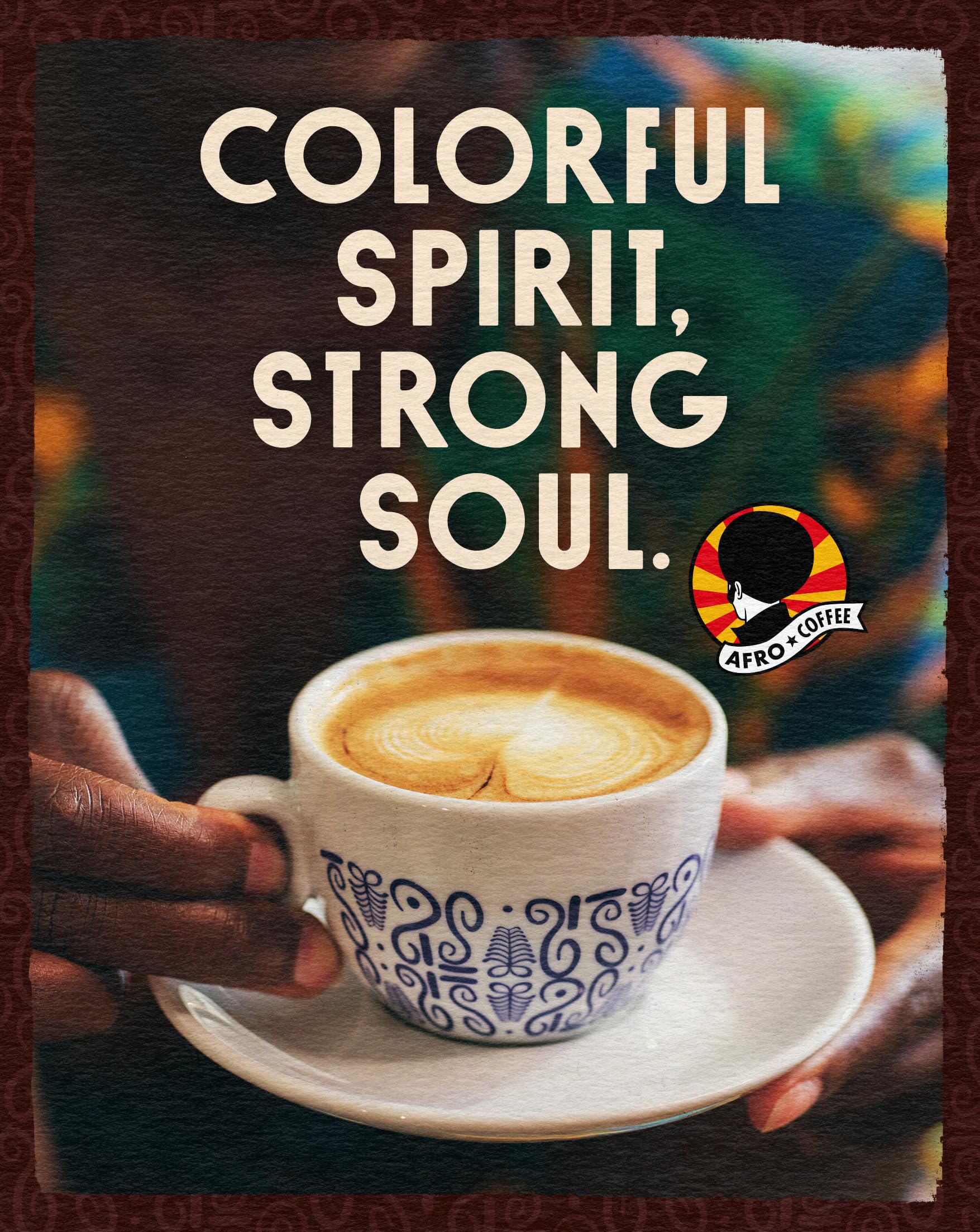 AFRO COFFEE Dark & Elegant I 500g Premium Bio Kaffeebohnen Fairtrade I 100% Arabica Kaffee Bohnen I Bohnenkaffee aus Äthiopien mit Noten von Bitterschokolade I handgepflückt, dunkel geröstet, säurearm 7