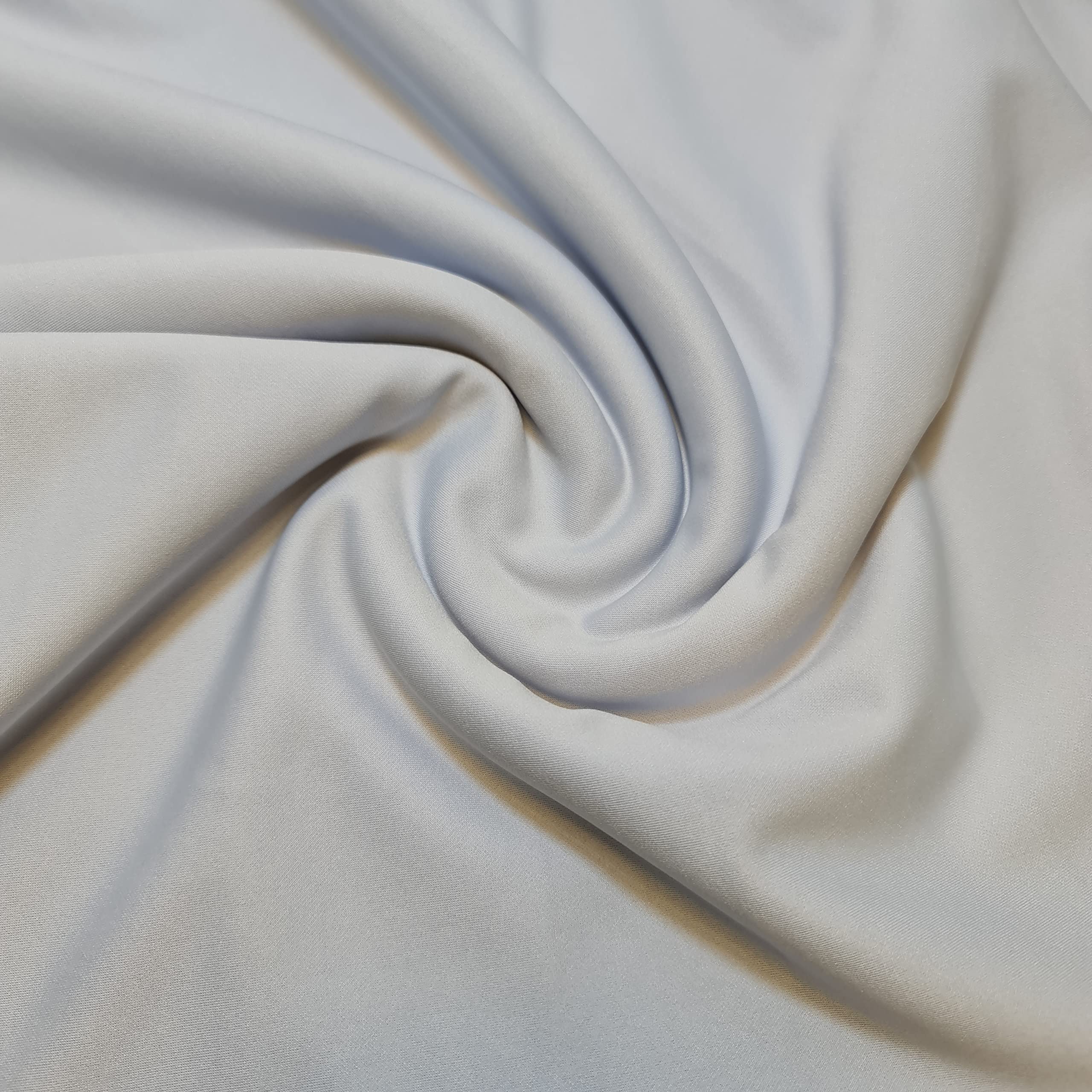 Scuba Crepe Breathable Superior Quality Stretch Wet Suit Dress Fabric 140cm Wide (2 Meter, Sky)