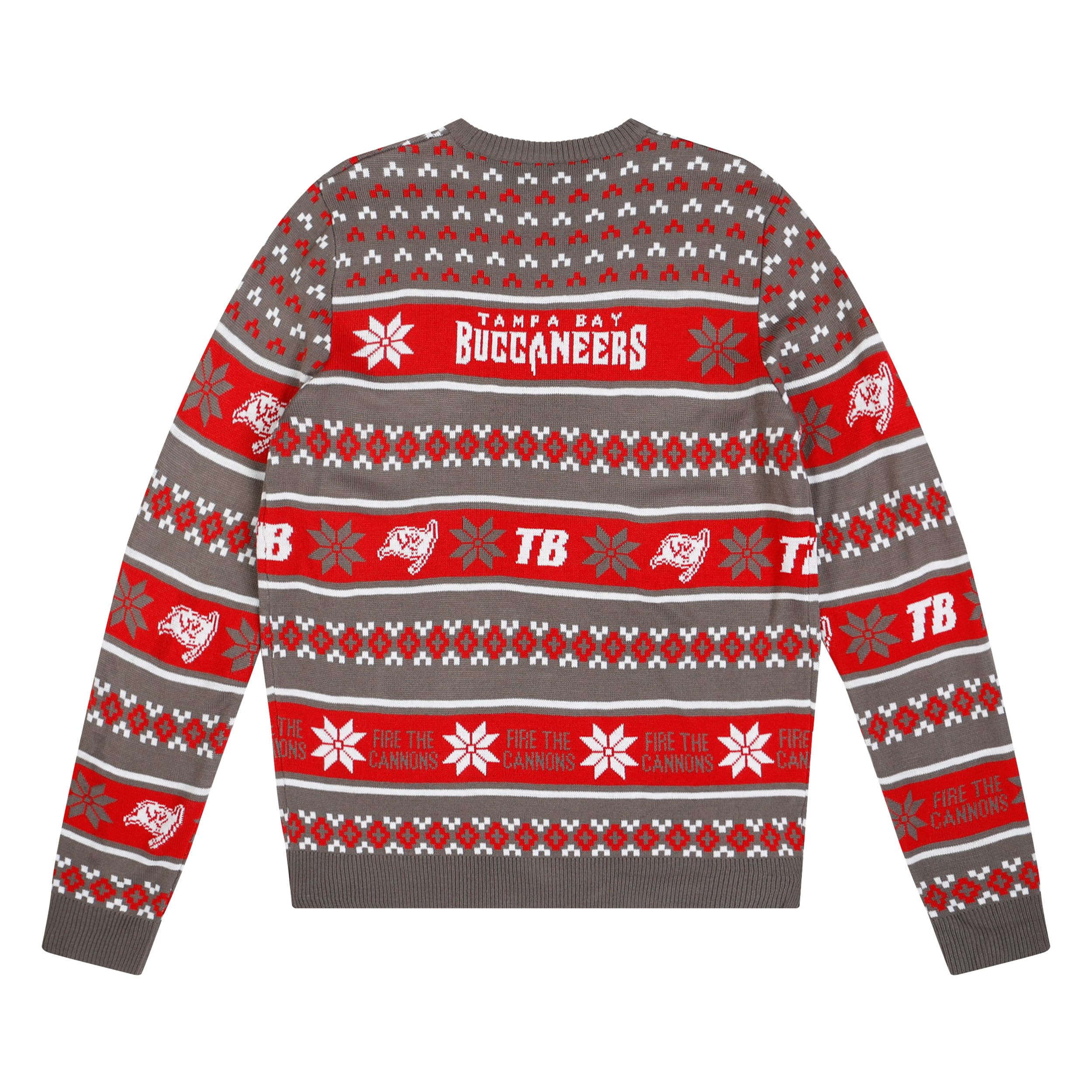 FOCO Standard NFL Big Logo Ugly Sweater, Team Color