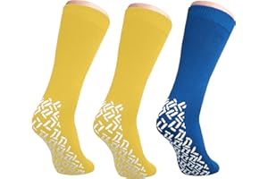 NOBLES HEALTH CARE PRODUCT SOLUTIONS Pack of 3 Pairs - XXXL Wide Non-Skid Slipper Socks for People W/Swollen feet Diabetes