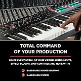 M-Audio Oxygen Pro 49 USB MIDI Keyboard Controller with NKS Beats Pads 8 Knobs view 3