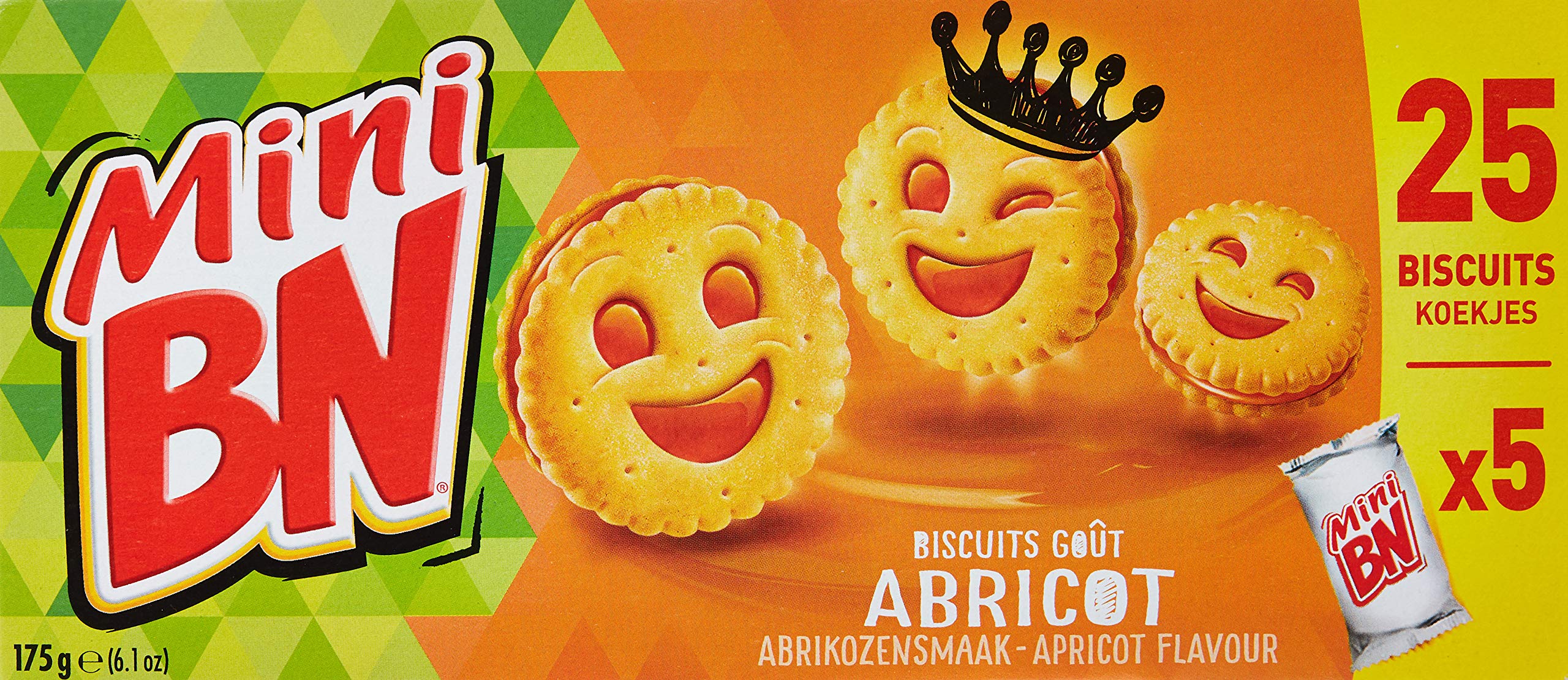 BN Mini Biscuit, Apricot, 175 gm