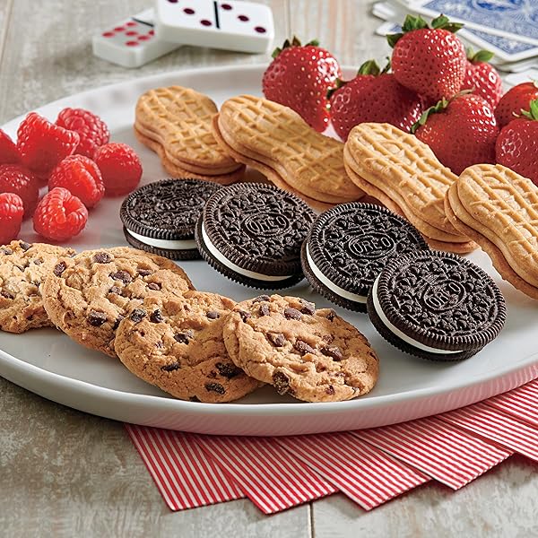NABISCO COOKIE VARIETY PACK, OREO, NUTTER BUTTER, CHIPS AHOY!, 12 SNACK PACKS (4 COOKIES PER PACK)