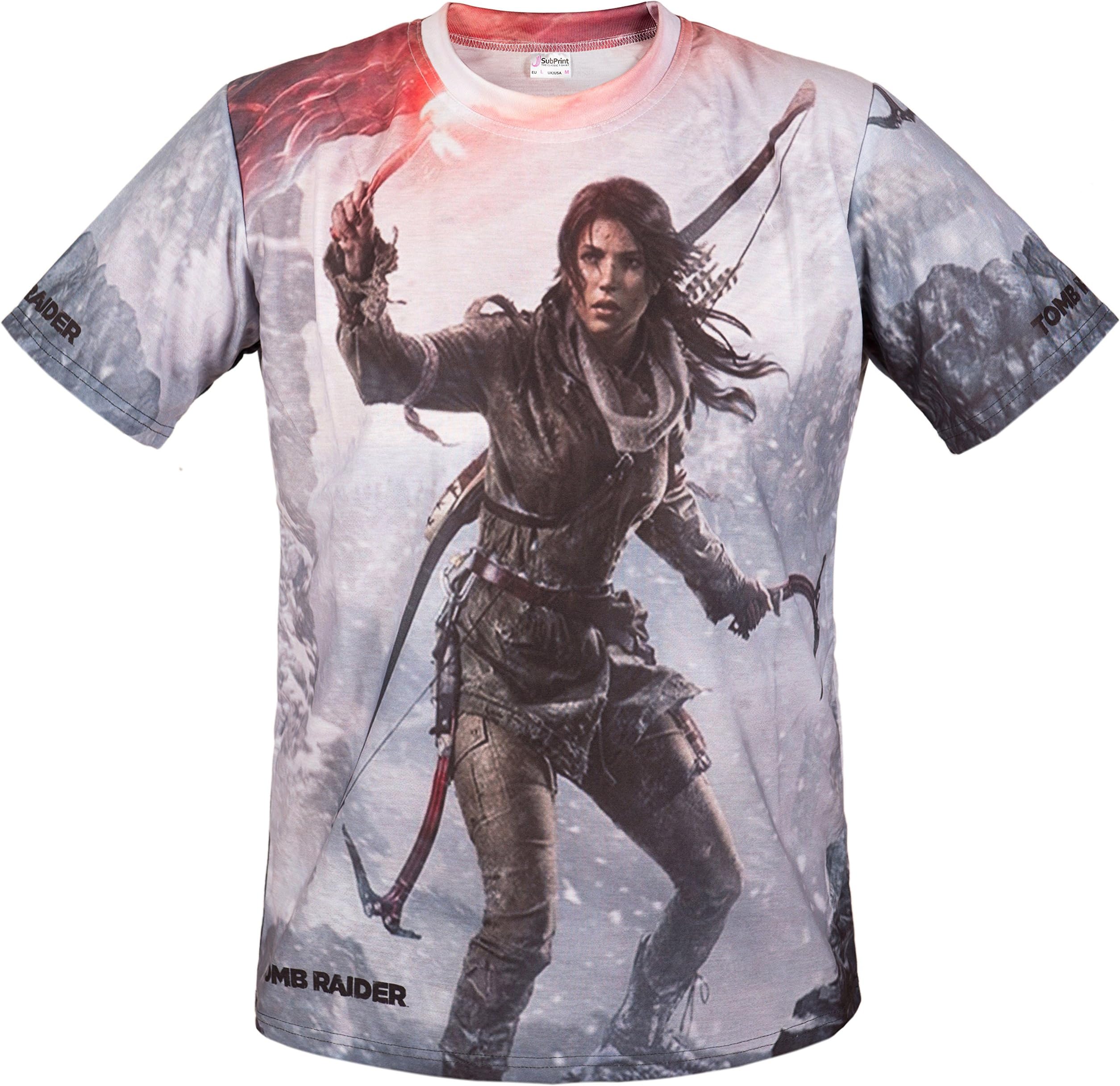 DigitalSubPrint Rise of The Tomb Raider Game Graphics Cool Fan T-Shirt Gift