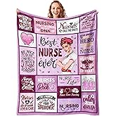 Settocos Cool Nurse Gifts for Women, Gift for Nurse Female, Funny Nurses Week Appreciation Practitioner Gifts, Nursing Graduation Gift for Her, New Nurses Blanket 50"x60"