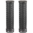 Funn Holeshot Mountain Bike Grips with Single Lock On Clamp, Lightweight and Ergonomic Bike Handle Grips with 22 mm Inner Diameter, Hardened End Bicycle Handlebar Grips for MTB/BMX