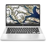 HP Chromebook, AMD 3015Ce Processor, AMD Radeon Graphics, 4 GB RAM, 64 GB eMMC Storage, Chrome, (14a-nd0010ca, 2021 Model)