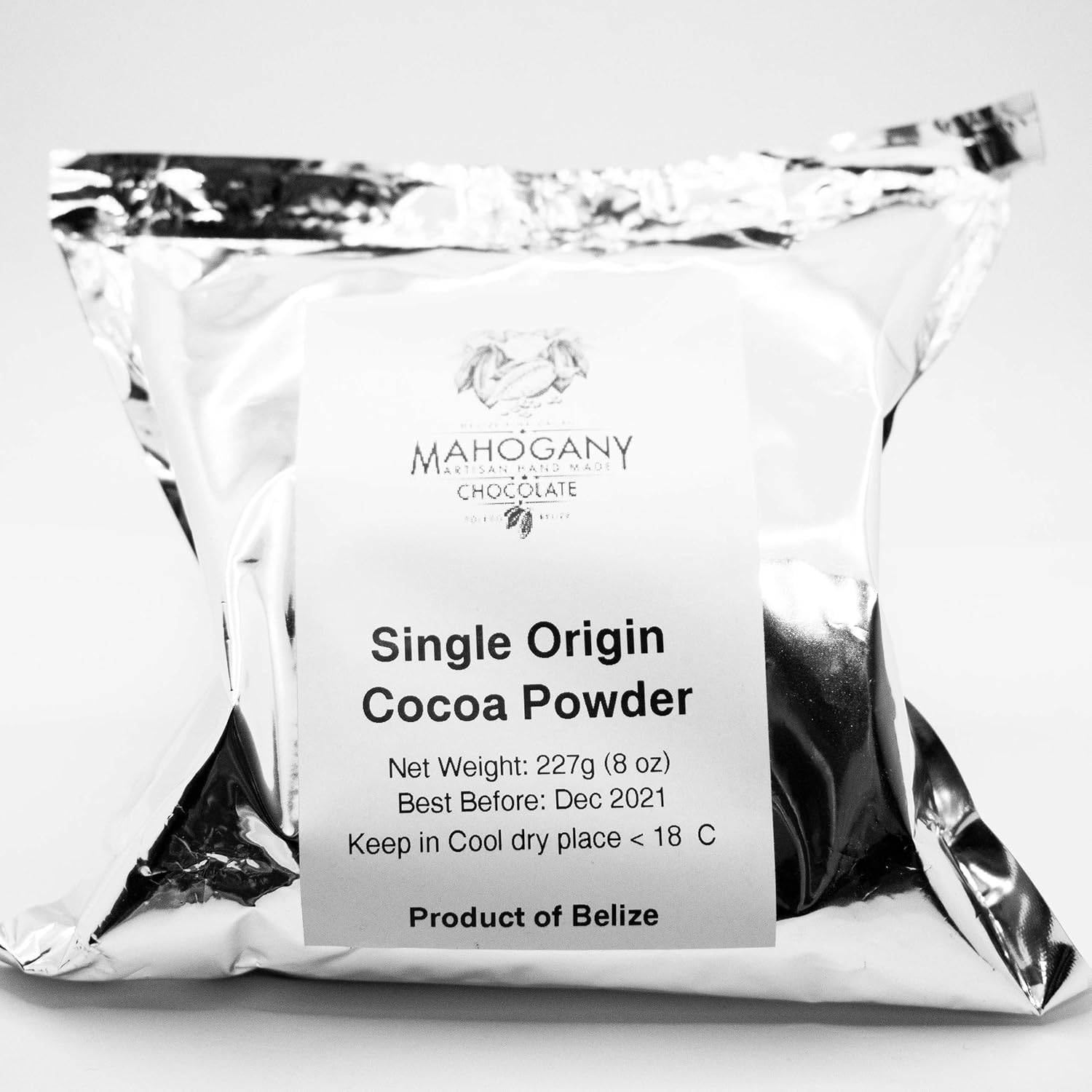 Mahogany Artisan Hand Made Cacao Powder | 8 oz Sugar-Free, Keto, Vegan & Non-GMO | Cocoa Chocolate Substitute | Organic Superfood | Belizean Bean/Nut Origin | Fair Trade | Antioxidant Superfood (1)