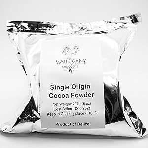 Mahogany Artisan Hand Made Cacao Powder | 8 oz Sugar-Free, Keto, Vegan & Non-GMO | Cocoa Chocolate Substitute | Organic Superfood | Belizean Bean/Nut Origin | Fair Trade | Antioxidant Superfood (1)