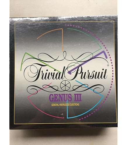 100 Cartes Trivial Pursuit Genus - Soit 600 Questions - Version D'occasion