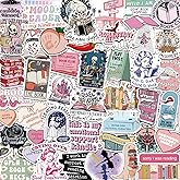 150 PCS Romance Book Stickers for Kindle, Holographic Bookish Sticker Pack Reading Glitter Vinyl Decals for Laptop Ebook Readers Water Bottles Journal Scrapbook Waterproof