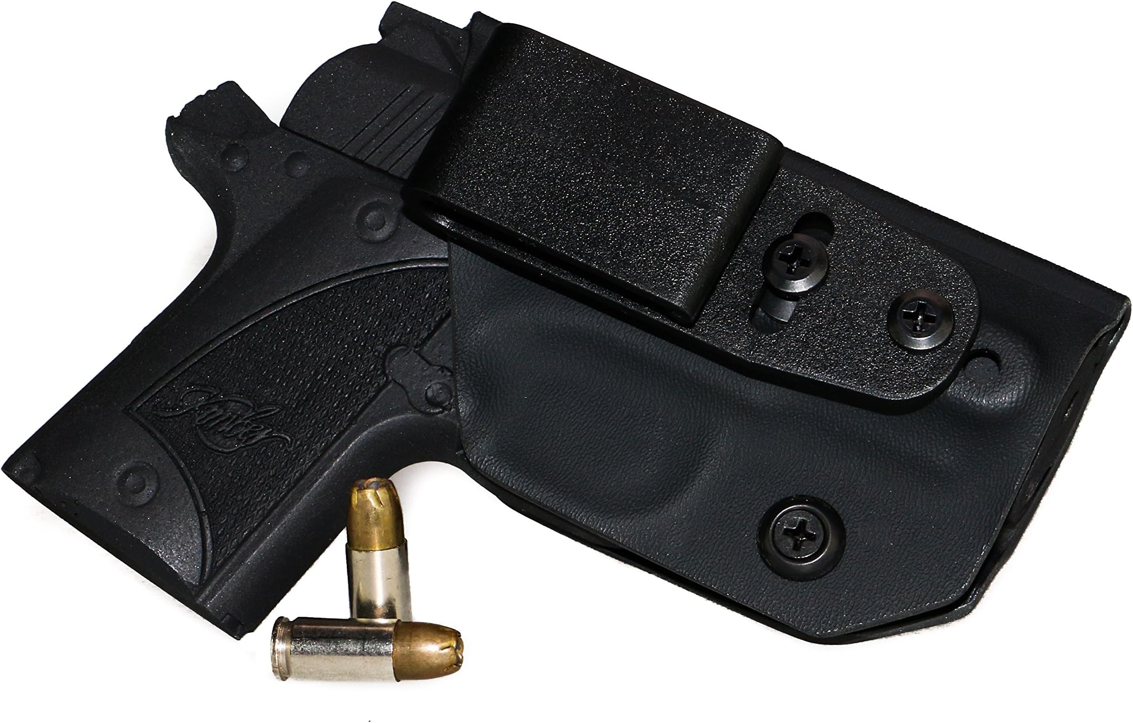 FoxX Holsters Deluxe Trapp Kydex IWB Holster - Kimber Micro 9 Our Smallest Inside Waistband Holster Adjustable Cant & Retention, Conceal Carry