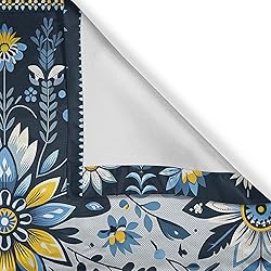 Ambesonne Farmhouse Valance & Tier Curtain 3 pcs