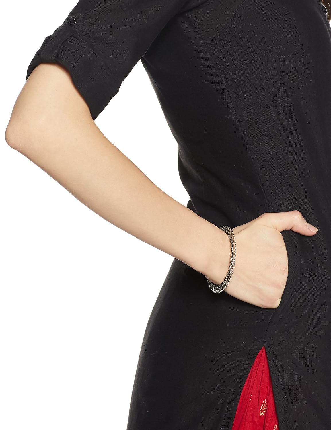 aurelia women's straight fit kurta