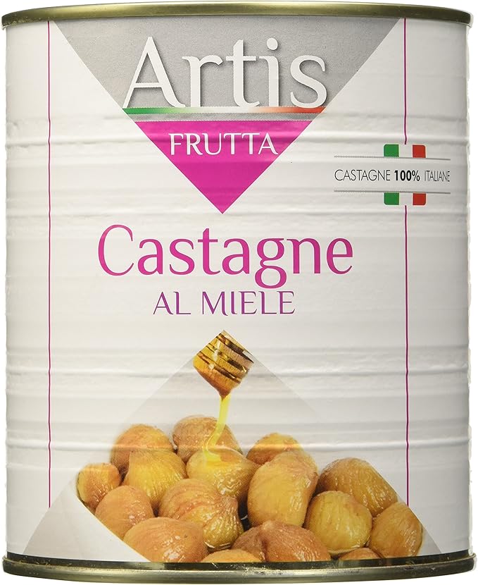 Castagne Al Miele Latta Kg 1 Peso Netto G 800 Amazon It Alimentari E Cura Della Casa