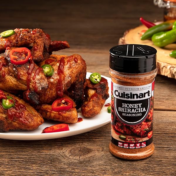 CUISINART HONEY SRIRACHA SEASONING – THAI CHILI HEAT, SALT, AND SPICE- CGSS-118