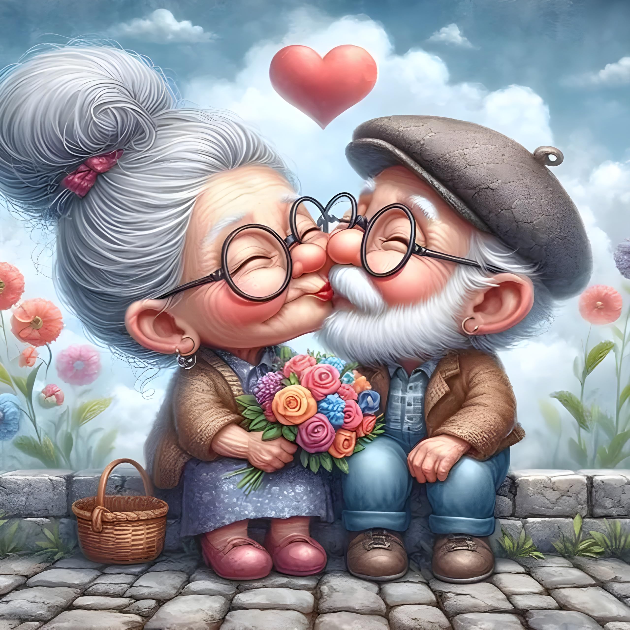 DPIDEA Diamond Painting Kits for Adults, 5D Diamond Art DIY Diamond Painting, Diamond Art Kits for Home Wall Decor 30x30cm