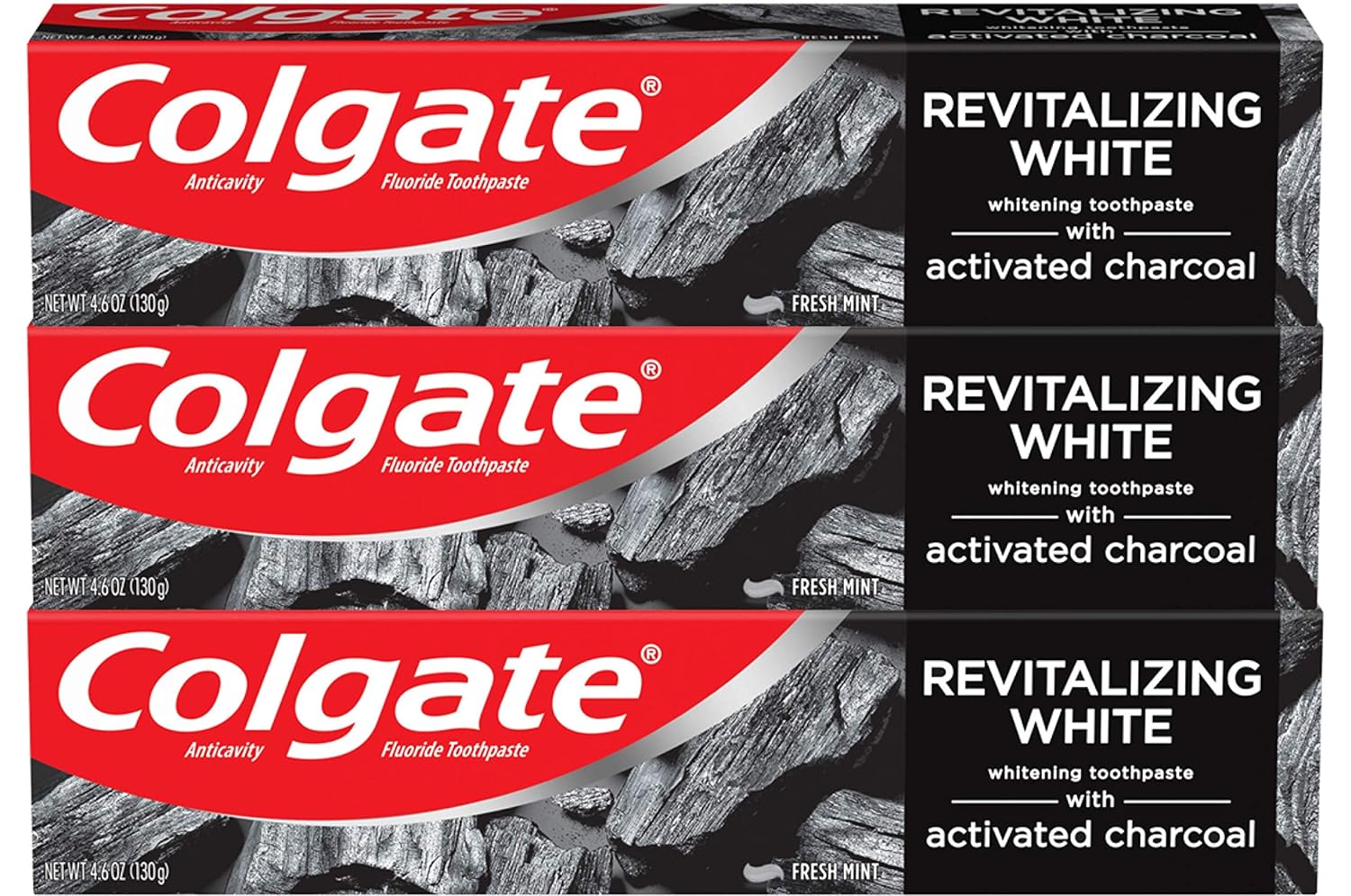 Colgate Charcoal Teeth Whitening Toothpaste with Fluoride