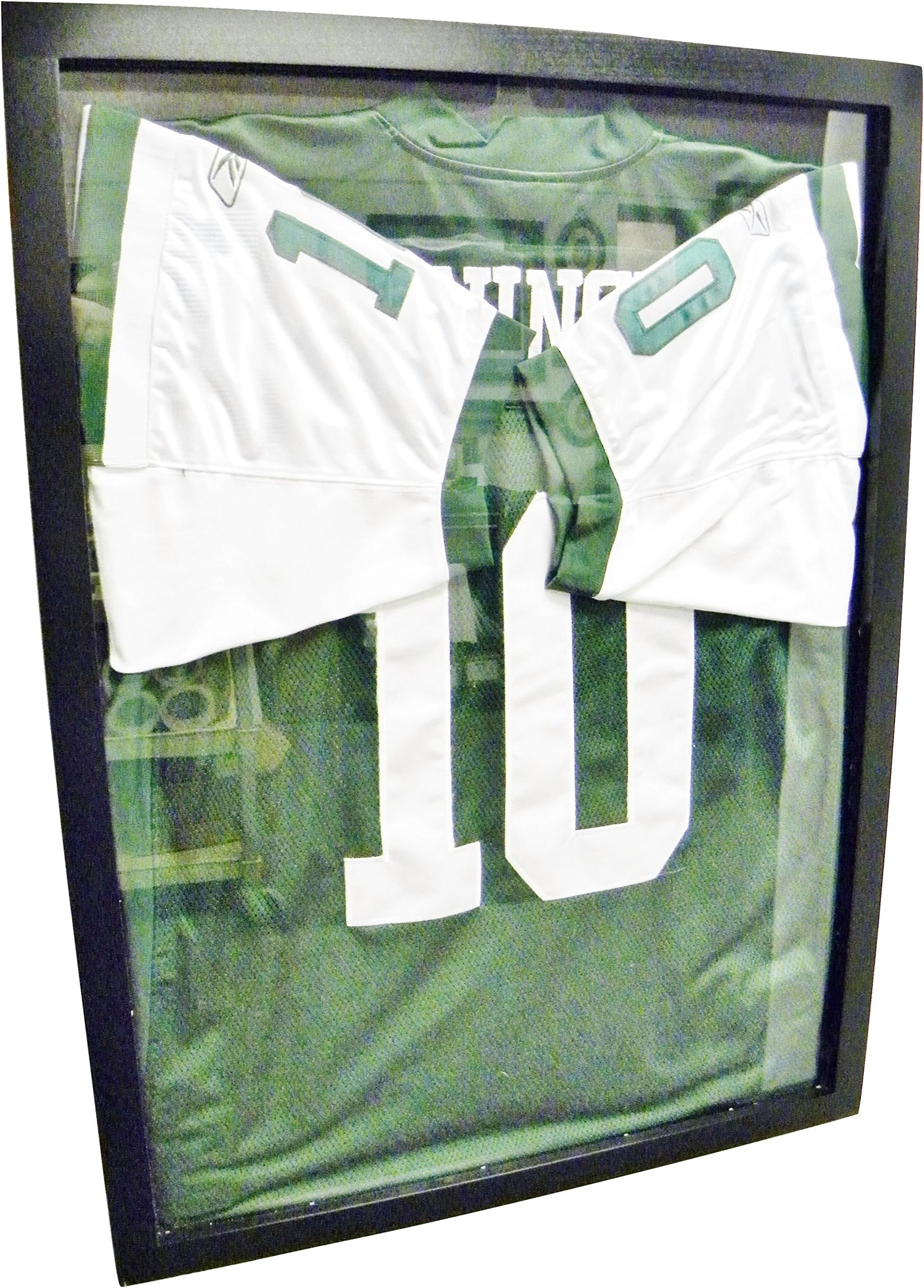 UV Protection Baseball Football Jersey Frame Display Case Shadow Box Black P312B