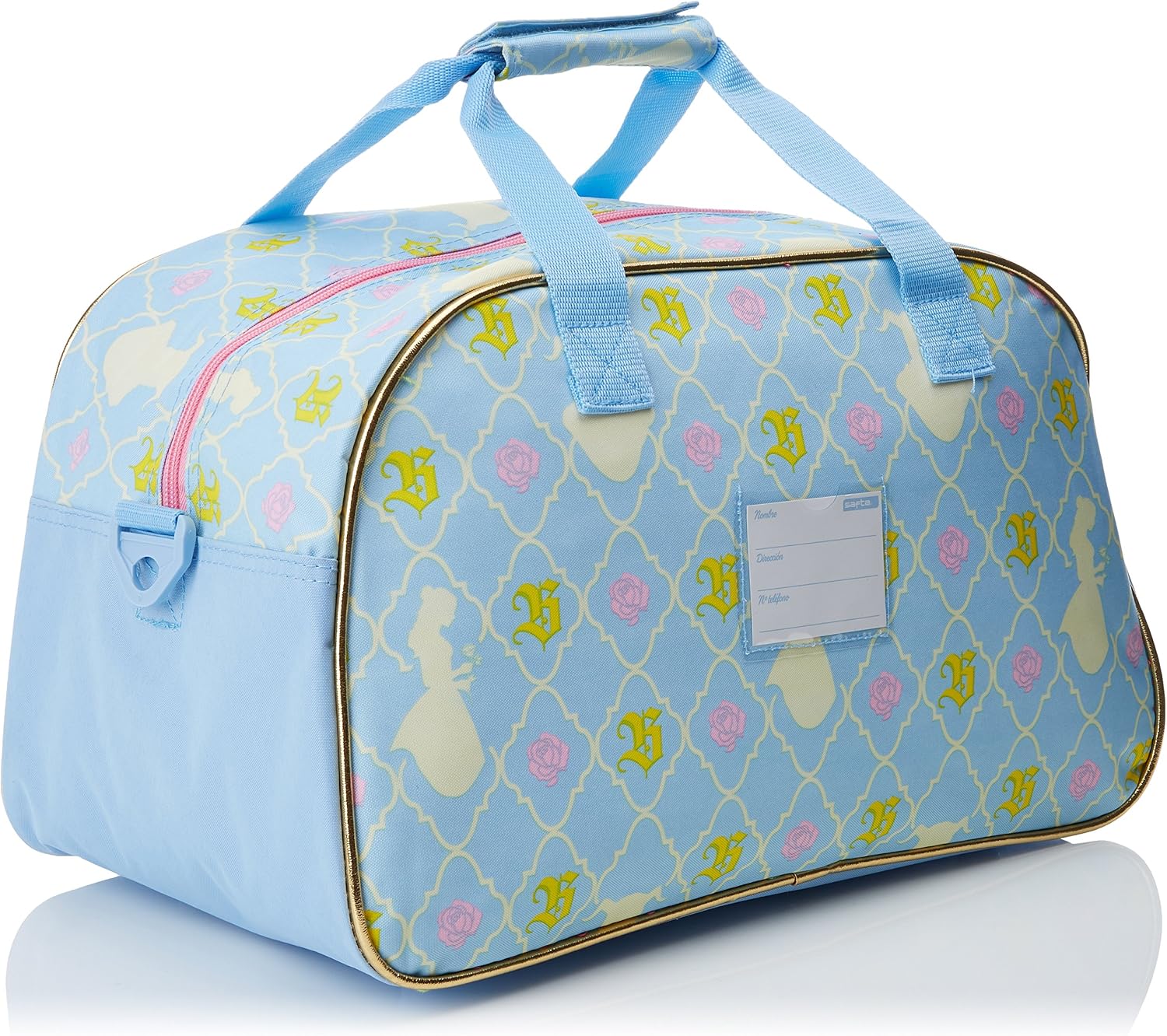 La Bella Y La Bestia Official Sports Kit Bag, Light Blue, 40 Centimeters - Image 3