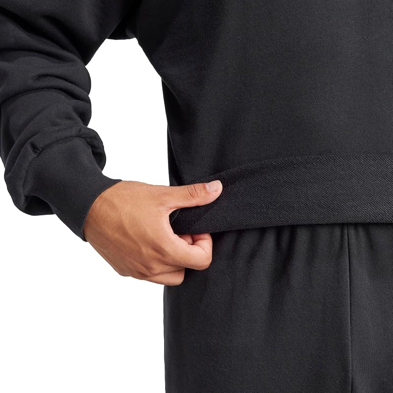 Uomo Essentials FEELCOZY Sweatshirt Francês de Terror, Preto/Branco, L