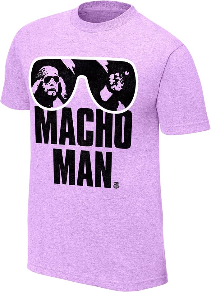 Macho Man Randy Savage Purple OTR TShirt, 3XL Amazon.co.uk Clothing