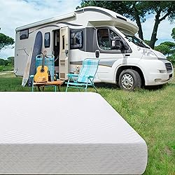 Dyonery RV Mattress Short Queen, 8 Inch Memory Foam