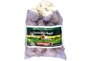 CHRISTOPHER RANCH 2 Pound Fresh Garlic USA California Heirloom Gilroy Finest, Pack of 1