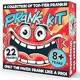 BLOONSY Prank Kit for Teens and Adults | Fart Spray, Cricket Noise Maker and Over 20 Prank Stuff | Prank Toys Pack Set Box fo