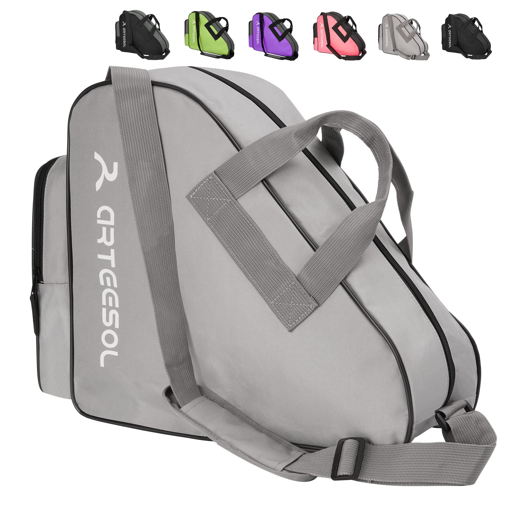Blackace arteesol Roller Skate Bag,Ice Skate Bag,Inline Skate Bag for Kids & Adults