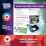 Science Mad Night Vision Goggles for Kids 2x Magnification Twin LED Beams Blue view 4