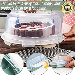 SECEL 13 Inch Cake Carrier With Lid And Handle