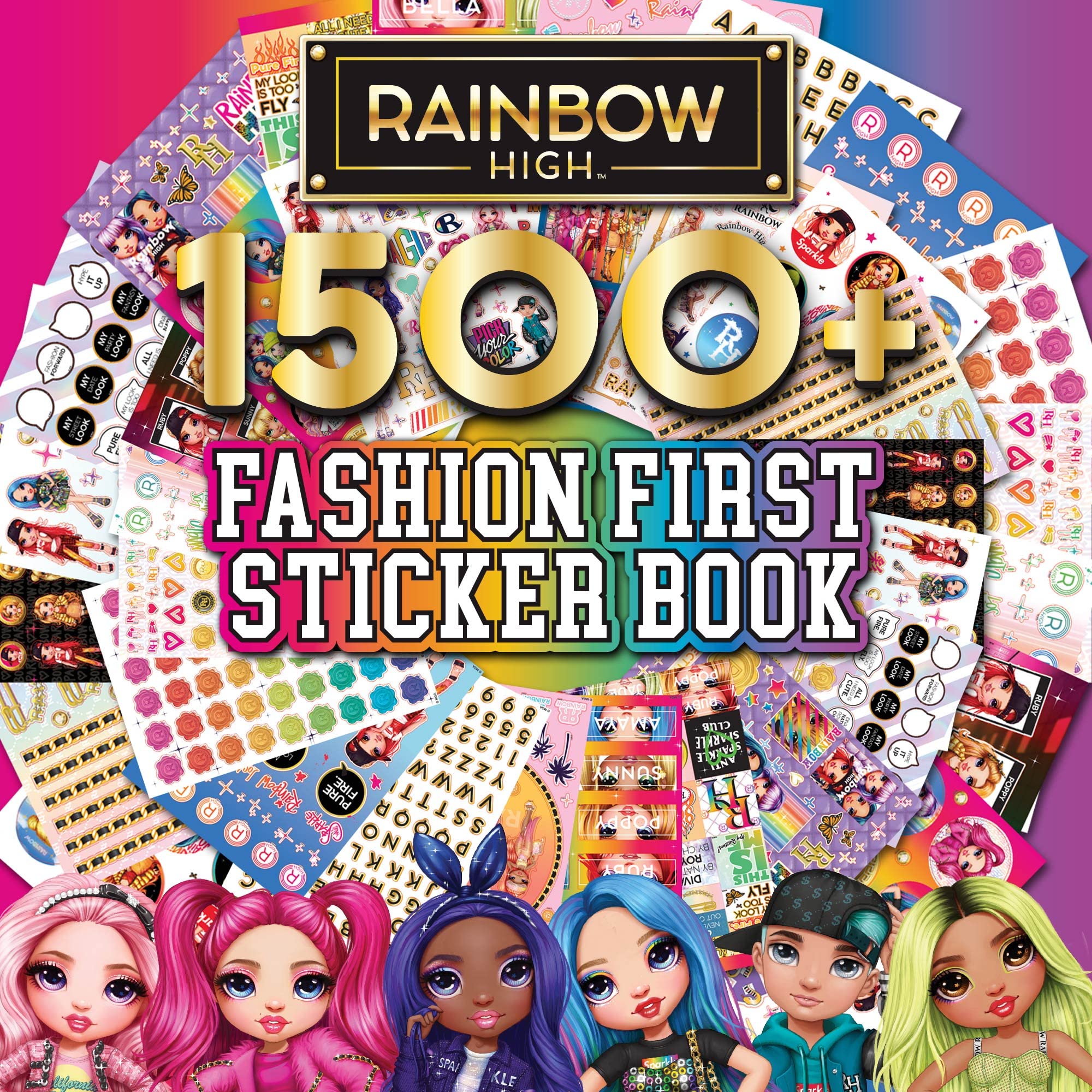 Photo 1 of Rainbow High 1500+ Fashion First Stickers by Horizon Group USA