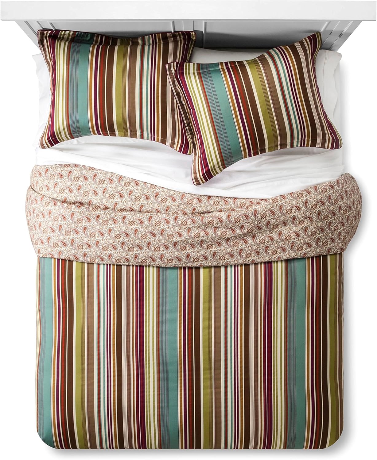 Bedeck 1951 Bedding, Ila Double Duvet Cover, Stripes Amazon.co.uk