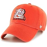 NCAA Clemson Tigers Clean Up Adjustable Hat, One Size, Orange