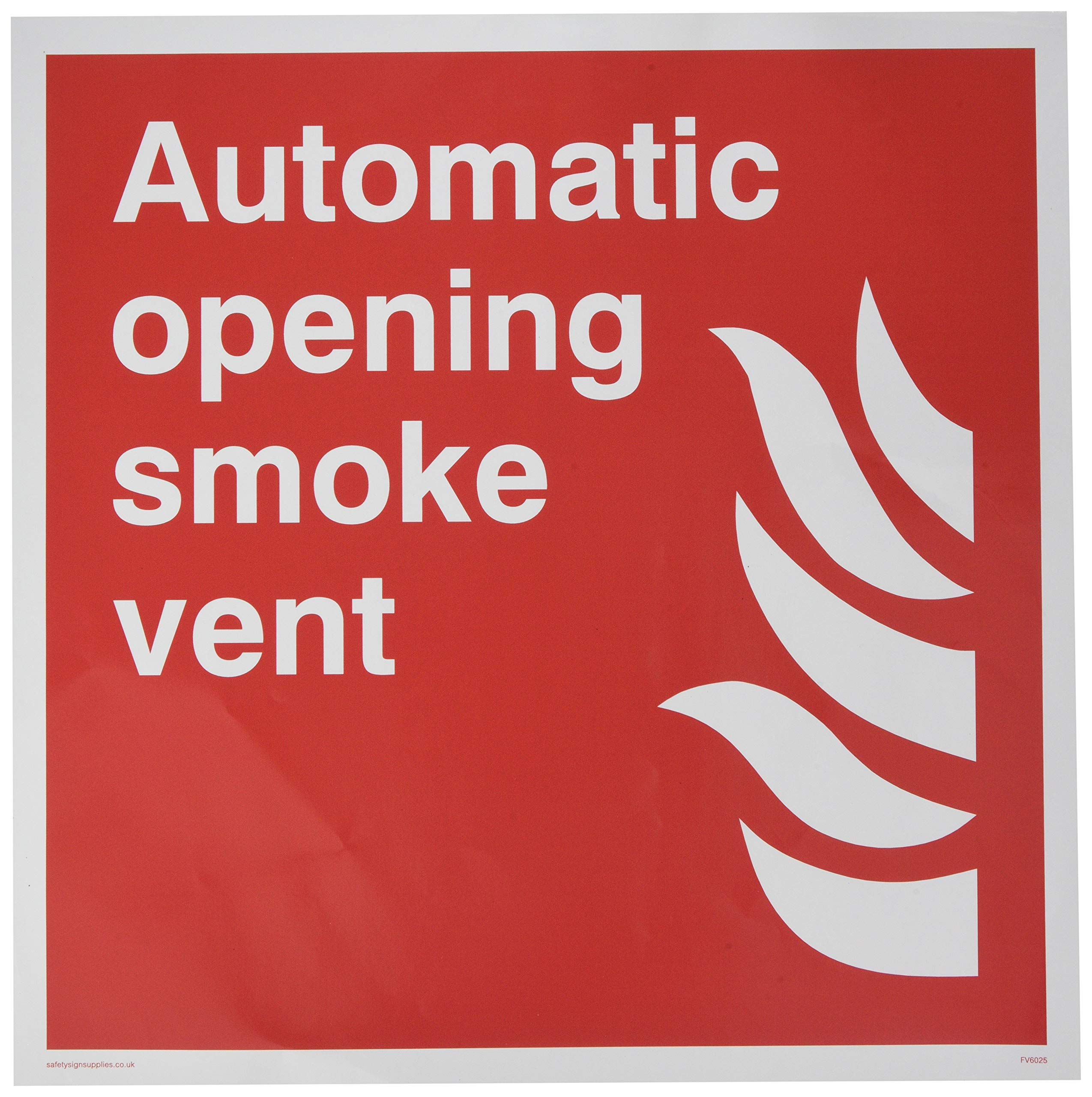 Automatic opening smoke vent