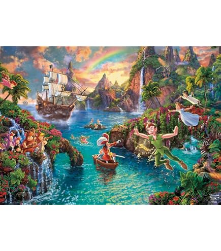 Disney Parks Exclusive Thomas Kinkade Pirates of Caribbean 27&quot;x20&quot; 1000 Pc. Puzzle [並行輸入品] Amazon.com: Disney Parks Exclusive Thomas Kinkade Pirates of